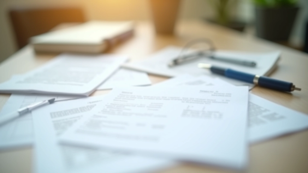 Variety of income sources including employment contract, freelance work agreement, and investment statements on desk