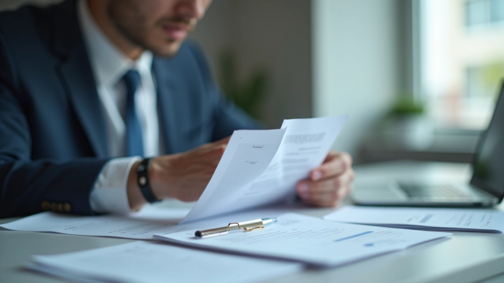 Checklist of tax compliance documentation requirements displayed on tablet and paper