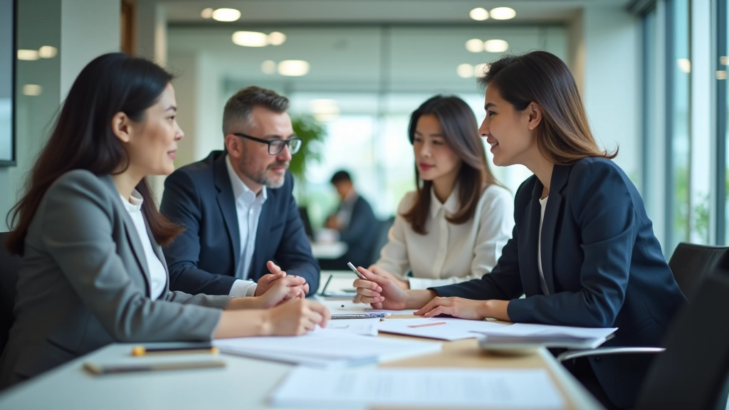 Professional team collaborating on tax compliance and financial strategy